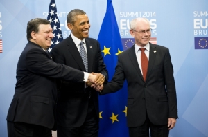 Llegada de Barack Obama a la cumbre con la UE / Consejo Europeo